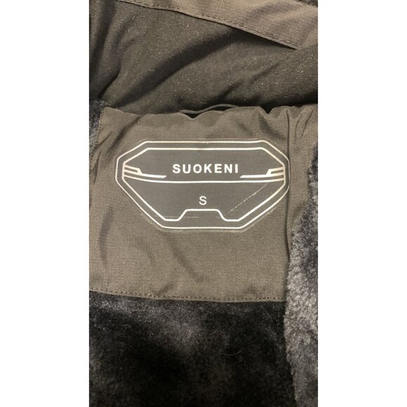 Suokeni S Snowboard Waterproof Outdoor Winter Hooded Jacket Black - Picture 4 of 12